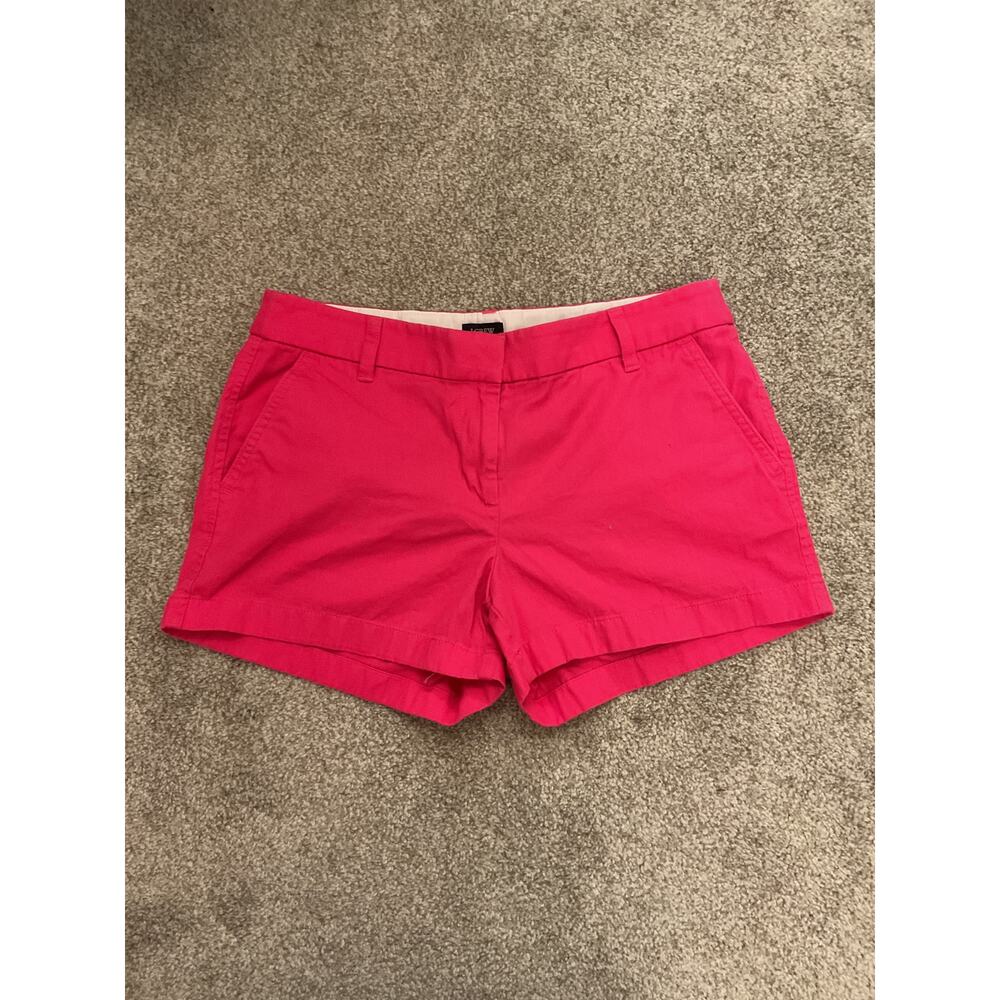 J. Crew Classic Chino 3.5" Inseam Short Bundle (3) Green, Pink, & White, 8 - Picture 9 of 11